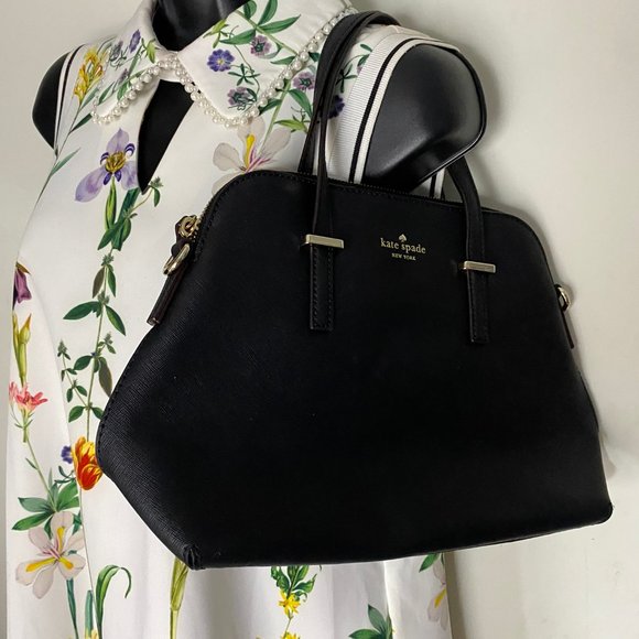 kate spade  black Large/Medium Leather Handbag - Picture 6 of 7